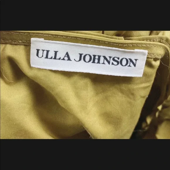 Ulla Johnson Maud Mustard Puff Sleeve Dress 8 - Picture 10 of 10